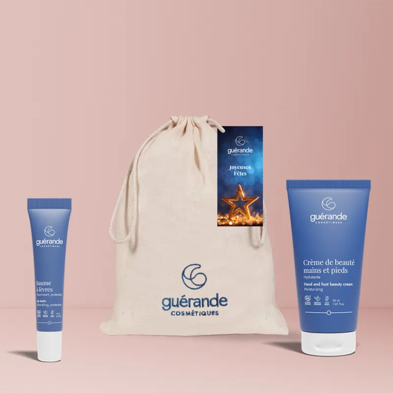Organic lip and hand treatment set | Guérande Cosmétiques