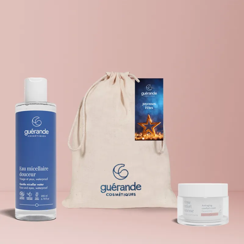 Pochette soin du visage : Eau micellaire et Crème  jour et nuit
