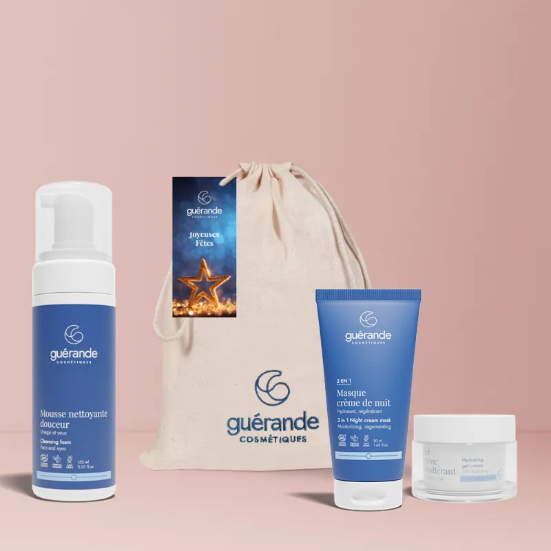 Our organic treatments HYDRA treatment ritual set l Guérande Cosmétiques