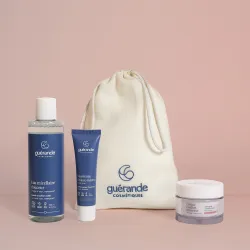 Organic face treatment set, Day cream and micellar water