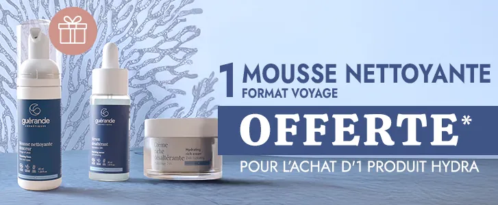 UNE MOUSSE NETTOYANTE DOUCEUR FORMAT VOYAGE OFFERTE