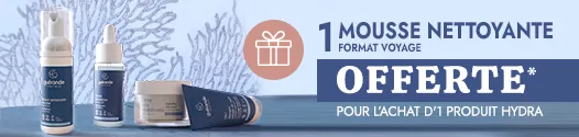 UNE MOUSSE NETTOYANTE DOUCEUR FORMAT VOYAGE OFFERTE
